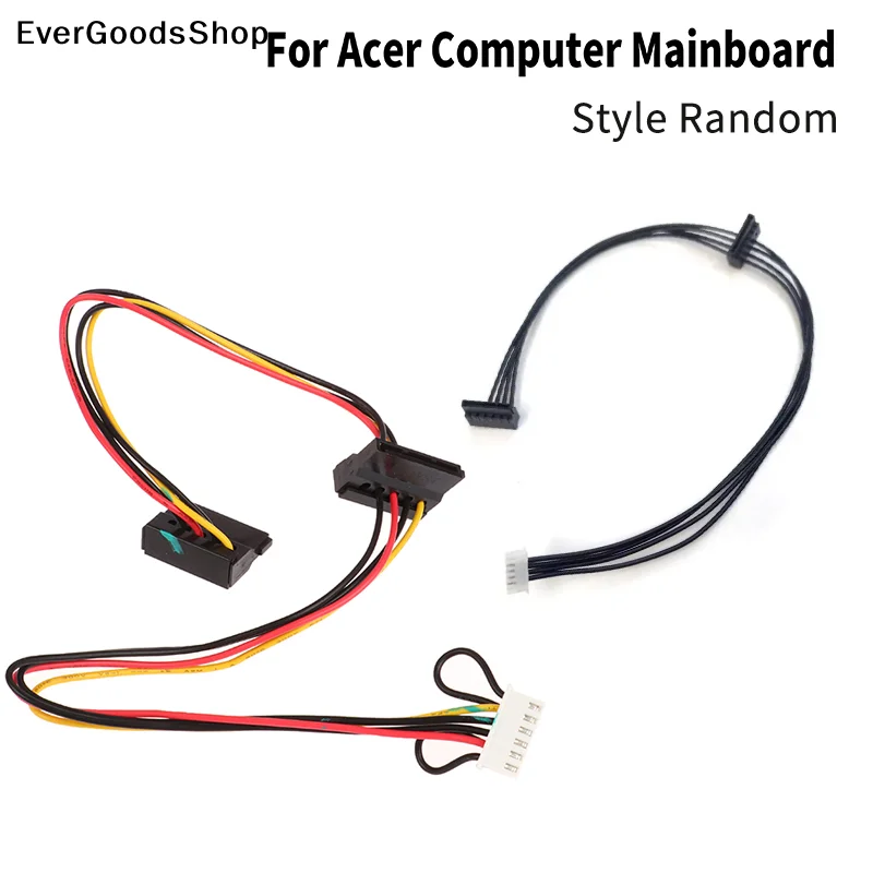 Nuevo Conector de Cable de Alimentación SATA de 6 Pines a 2 Puertos para Disco Duro, para Placa Base de Computadora Acer Nitro N50-610, Disco Duro ATX PSU