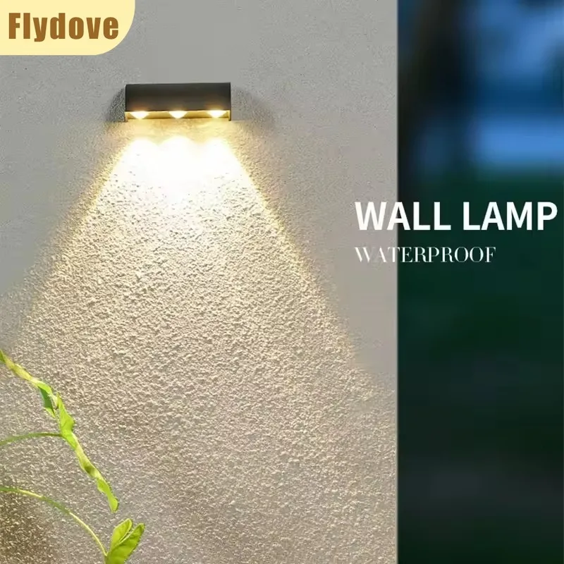 

Modern Waterproof IP65 Wall Lamp 3W 220V Creative Courtyard Porch Balcony Garden Bathroom Outdoor LED Lighting Decoration Lamp