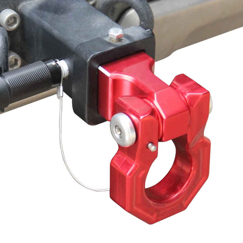 Hot Sales High Quality 7075 Aluminum 15Ton Trailer Shackle Arm Square Tube & Tow Hook  Parts  Accessories