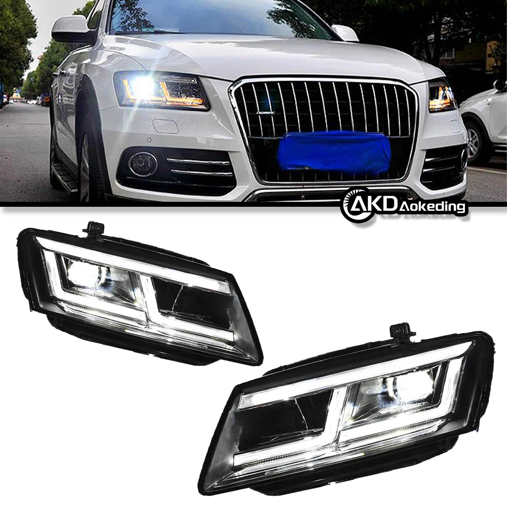 

Auto Parts For Audi Q5 Headlights 2009-2018 Q5L 8R Styling LED Daytime Lights Dual Projector Car Accesorios Modified