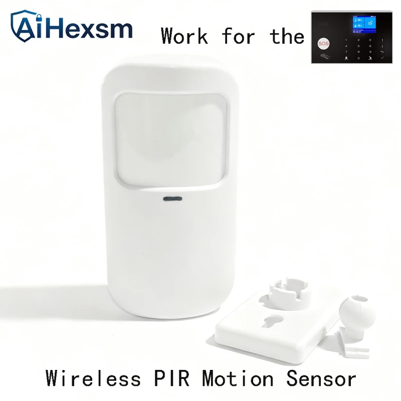 

433MHz Wireless Pet-immunity PIR Motion Sensor Detector 15kg Pet Immune EV1527 Code Smart Home Security Host Alarm Accessories