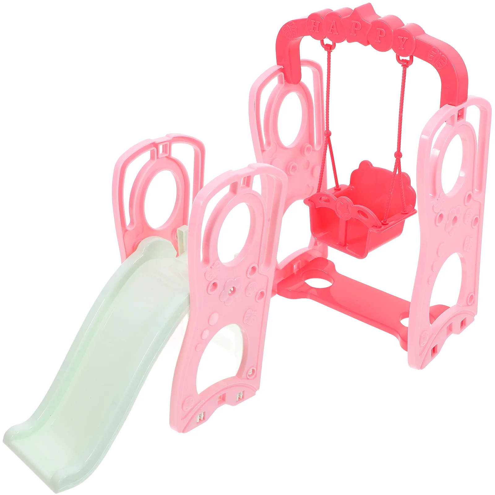 Toy Swing Slide Dolls House Decor Miniature Accessories Baby Prop Swings Simulation