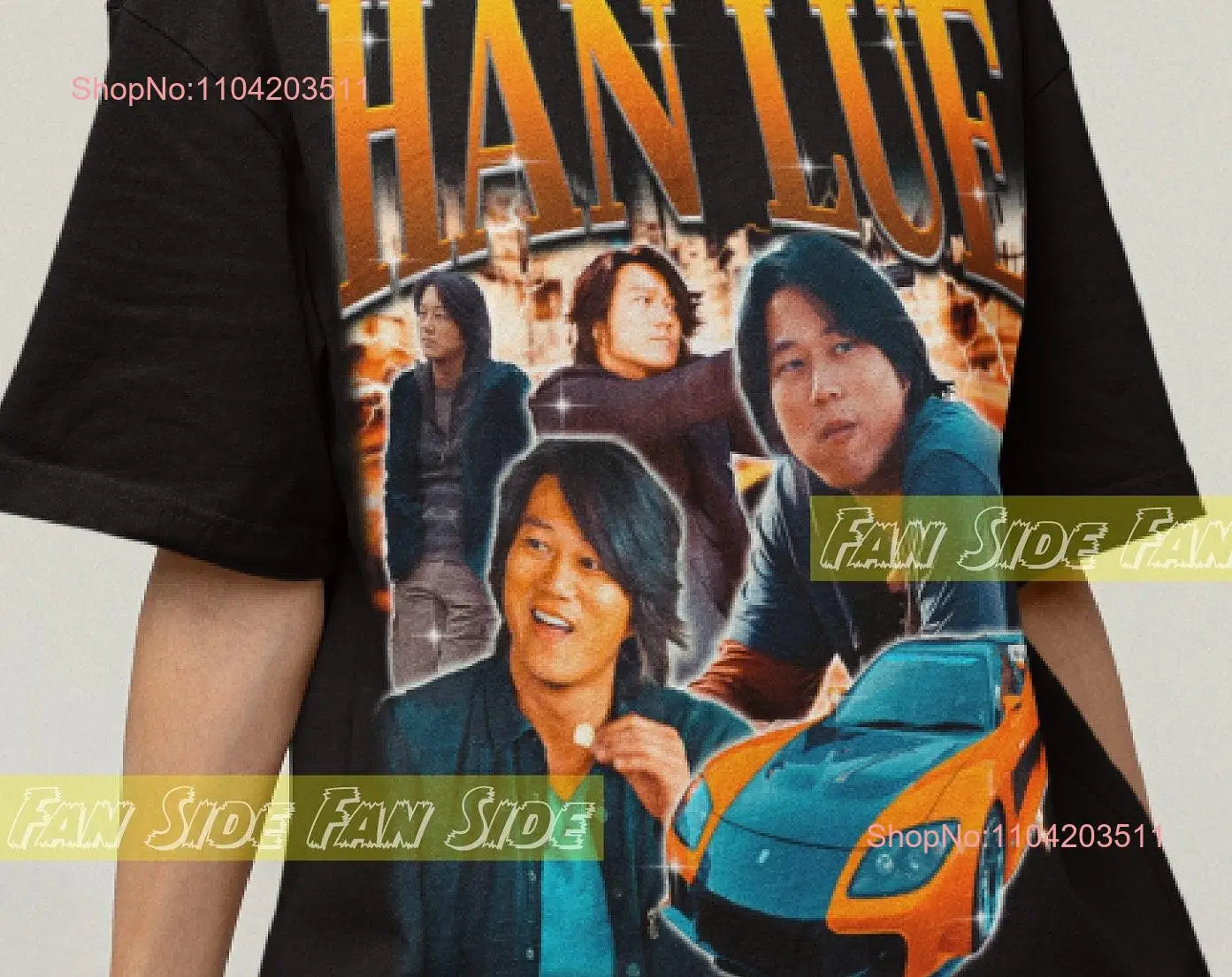 Han Lue T Shirt sung kang movie furious sweaT hoodie long or short sleeves