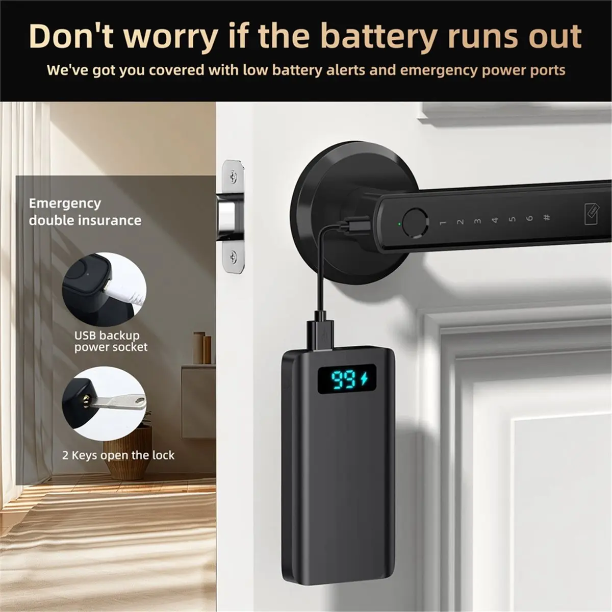 

【BRILLIANT 】Smart Lock Fingerprint Door Lock App Control Passcode Unlock Electronic Touchscreen Keypad