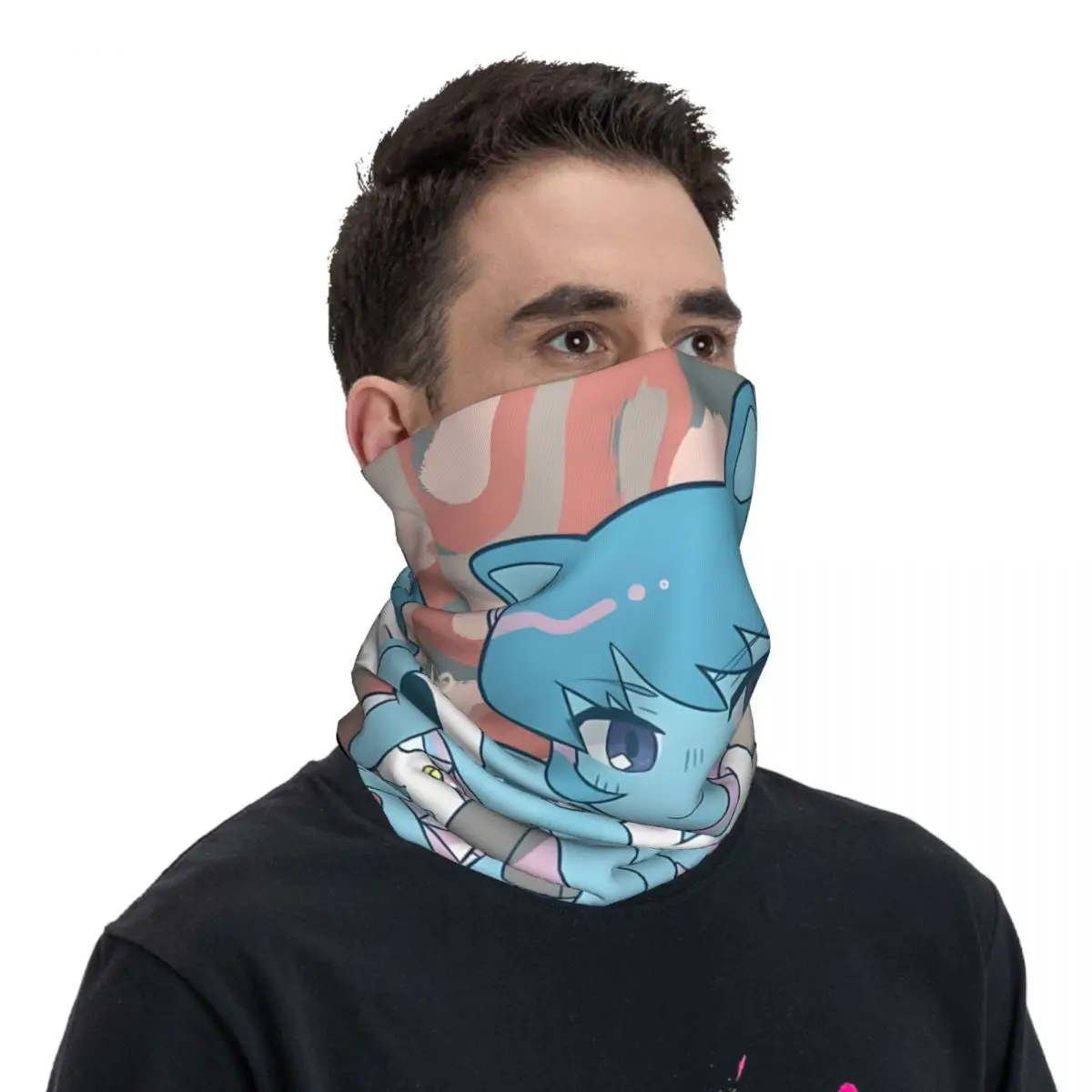 Smart Bandana Neck Gaiter Motorcycle Club T-The Amazing World Of Gumball Wrap Scarf Balaclava Riding Unisex Adult Breathable