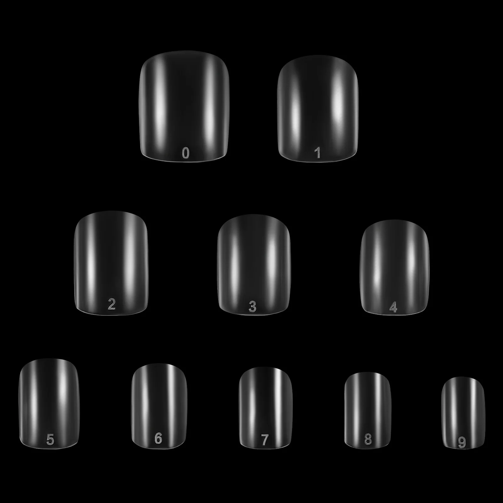 

600Pcs Artificial Nail Decals Safe Easy Apply Manicure Patches Elegant Nails for Salon Home Use Holiday Events