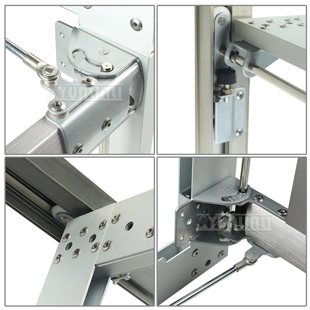 Wandgemonteerde tafelbeslag Wandgemonteerde klaptafelaccessoires Multifunctionele onzichtbare klaptafel voor kleine appartementen
