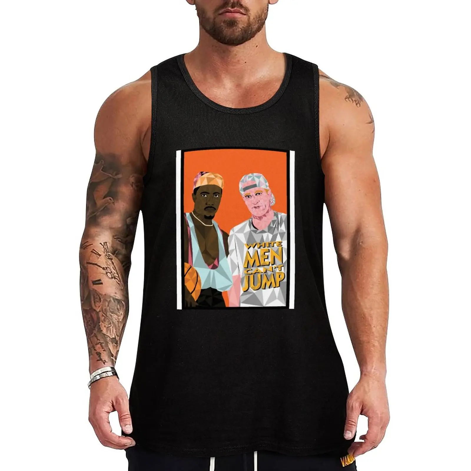 

New White Men Can't Jump - Geometric Poster Tank Top summer 2023 sleeveless