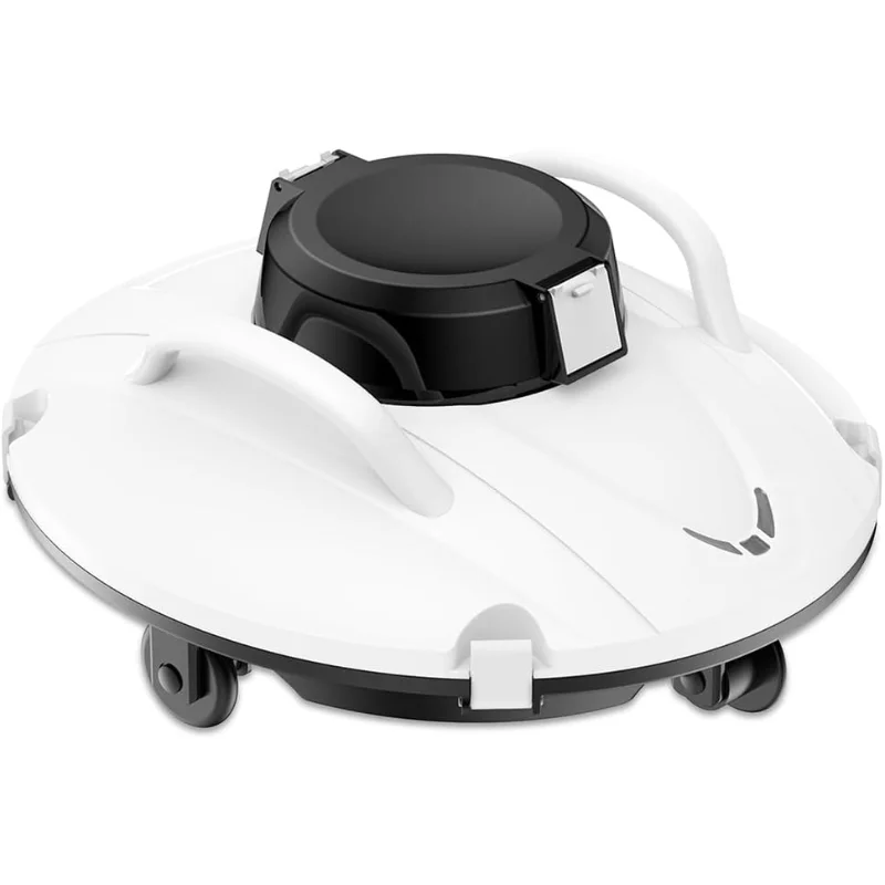 

Cordless Robotic Pool Cleaner,Pool Vacuum Rechargeable,Pool Cleaner 5000mAh Lasts Up to 180Mins, Automatic Pool Sweeper