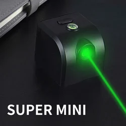 Mini misuratore di livello Laser luce verde/rossa raggio Laser croce linea orizzontale linea verticale strumento di misurazione calibratore di ricarica USB