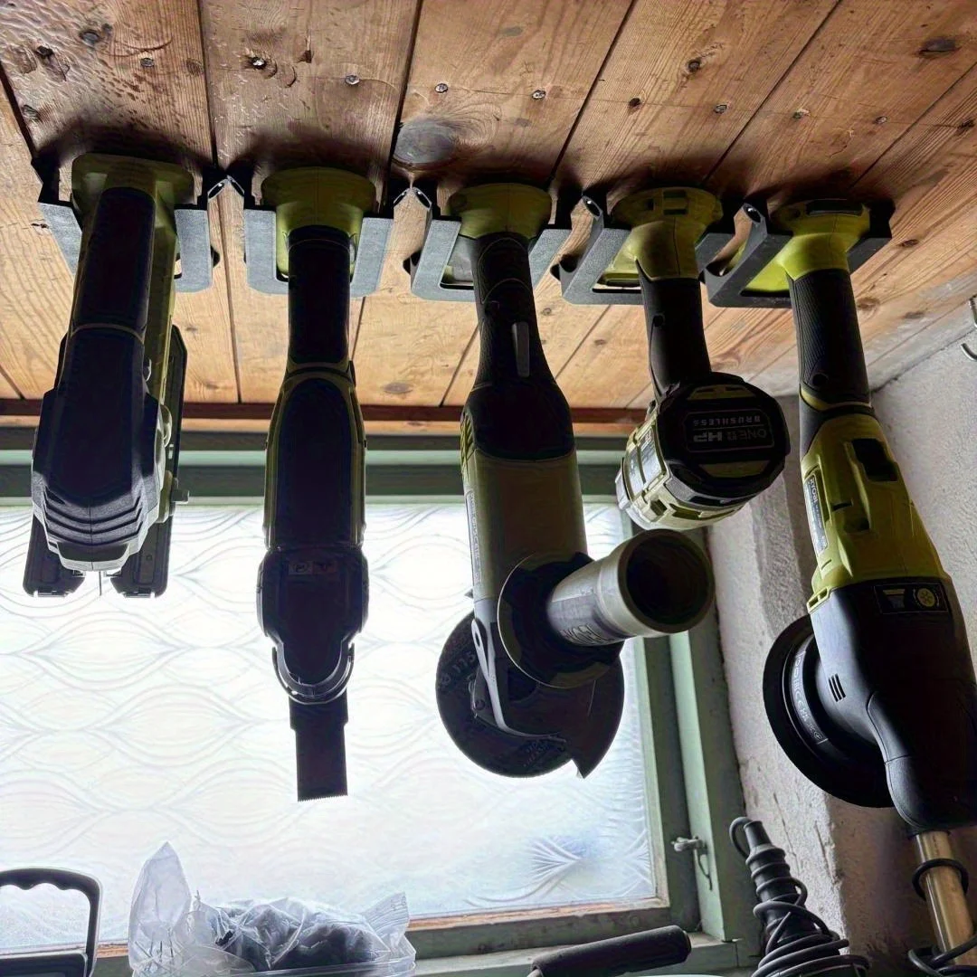 Robuster Werkzeugaufbewahrungsständer Platzsparender Organizer Sicher Langlebig Kein Strombedarf für Garage Werkstatt Zuhause Lager Passend für P – Detail 1