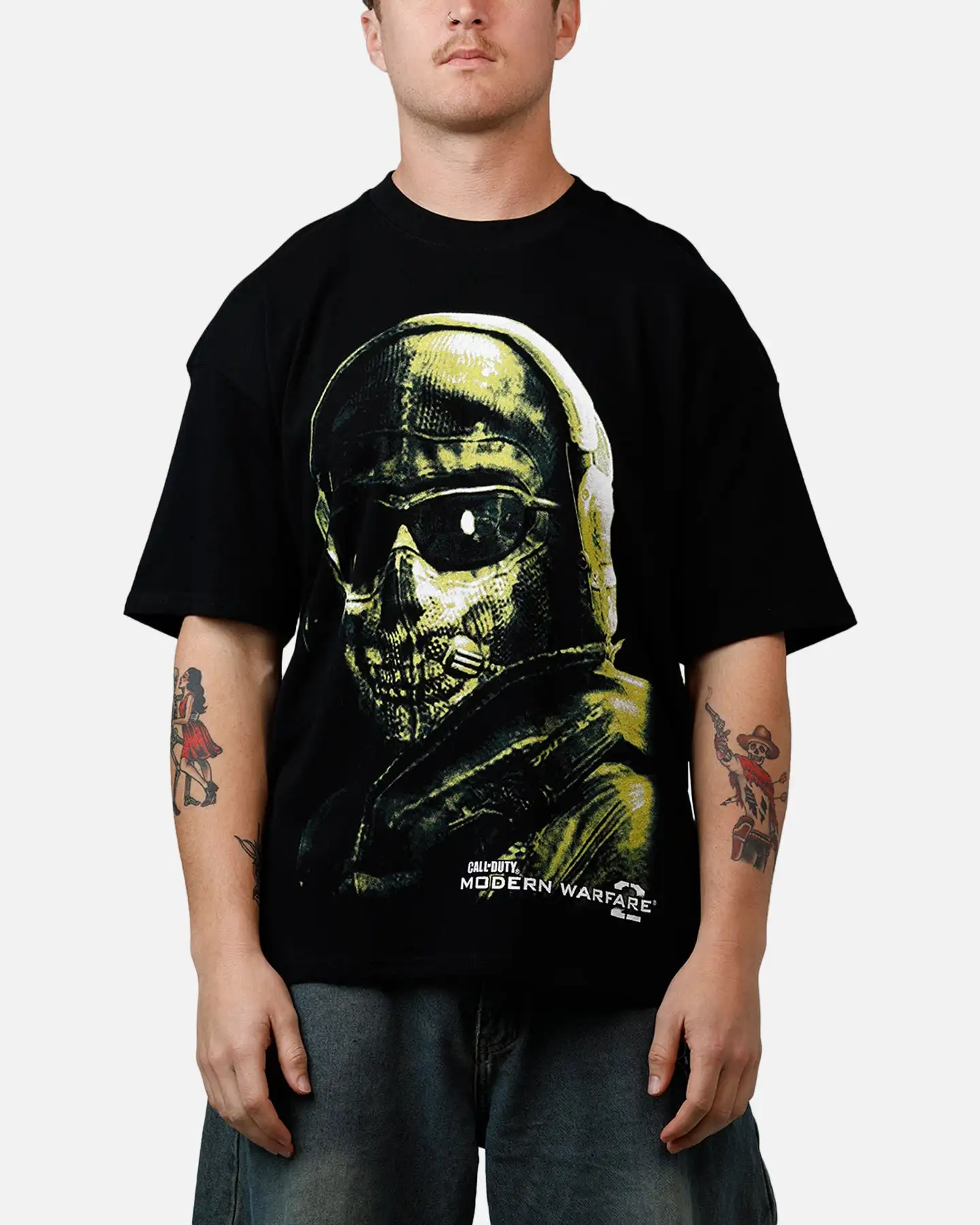 Call of Duty Modern Warfare II Ghost Graphic T-Shirt Cotton Men Women Streetwear Tee