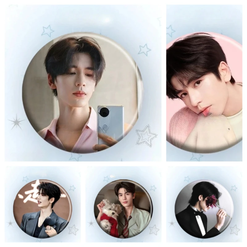 The Star Chapter Actor Zhang Linghe Brooches Cute Character Pins Fans Gifts for Friends Clothing Decoration Backpack Lapel Badge
