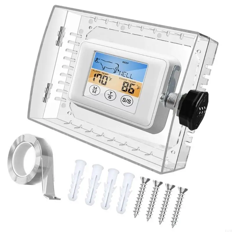 

E1PD Transparent Thermostat Guard Cover Box with Combination Lock for Home or Office