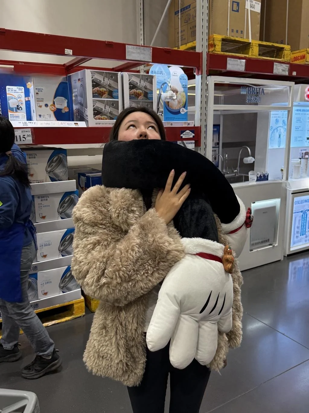 

Шуба с воротником-стойкой Ele Bla, женская модная теплая верхняя одежда, экологически чистая роскошная осенне-зимняя одежда для поездок на работу