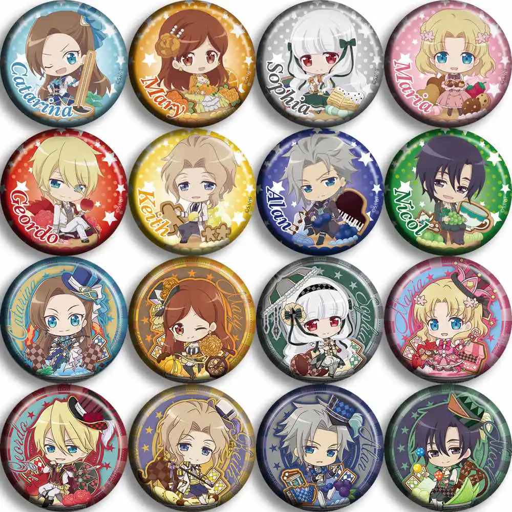 Anime Hamefura Bakarina Sophia Ascart Pin Otome Game No Hametsu Flag Catarina Claes Badge Cosplay Cartoon Itabag Bedge DADGE NEW