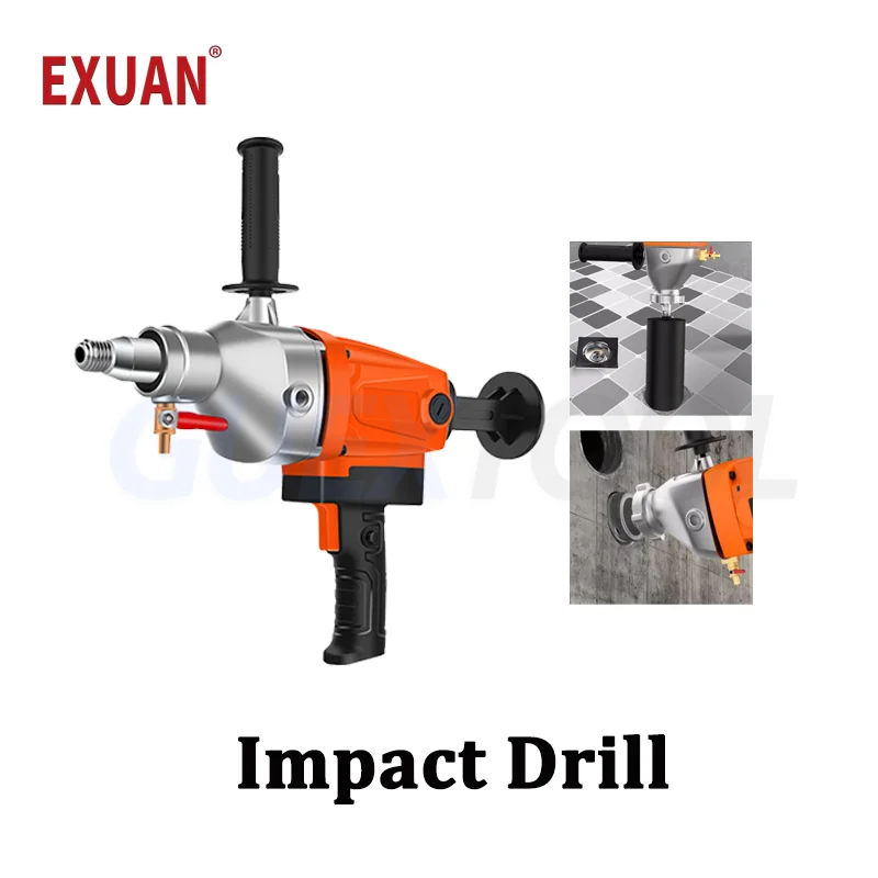 Electric Impact Drill Concrete Core Drilling Machine Paint Coating Mixer Putty Powder Jackhammer Dry Wet Diamond Core Drill 220V