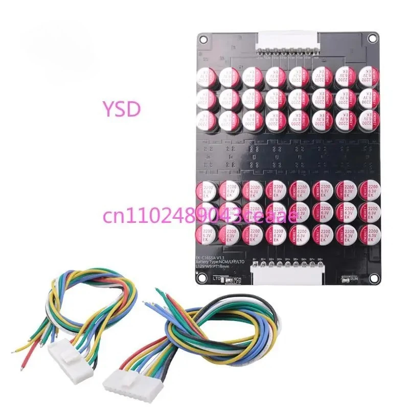AEE9-16S 5A Active Capacitor Battery Balancer Equalizer Board For 16S LiFePO4 LTO Lithium Battery 48V 60V