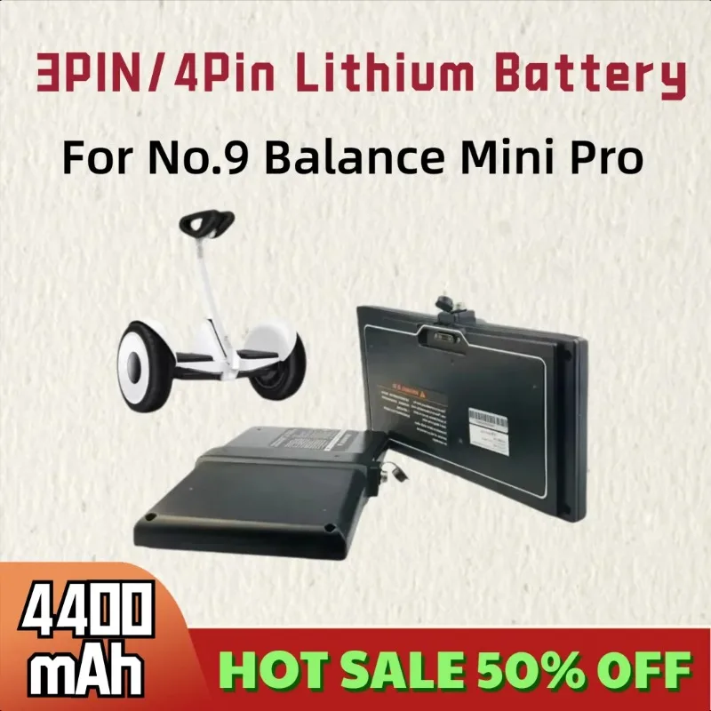 

Ninebot Balance Scooter for No.9 Balance Mini Pro Scooter 4400mAh 3PIN/4Pin Lithium Battery
