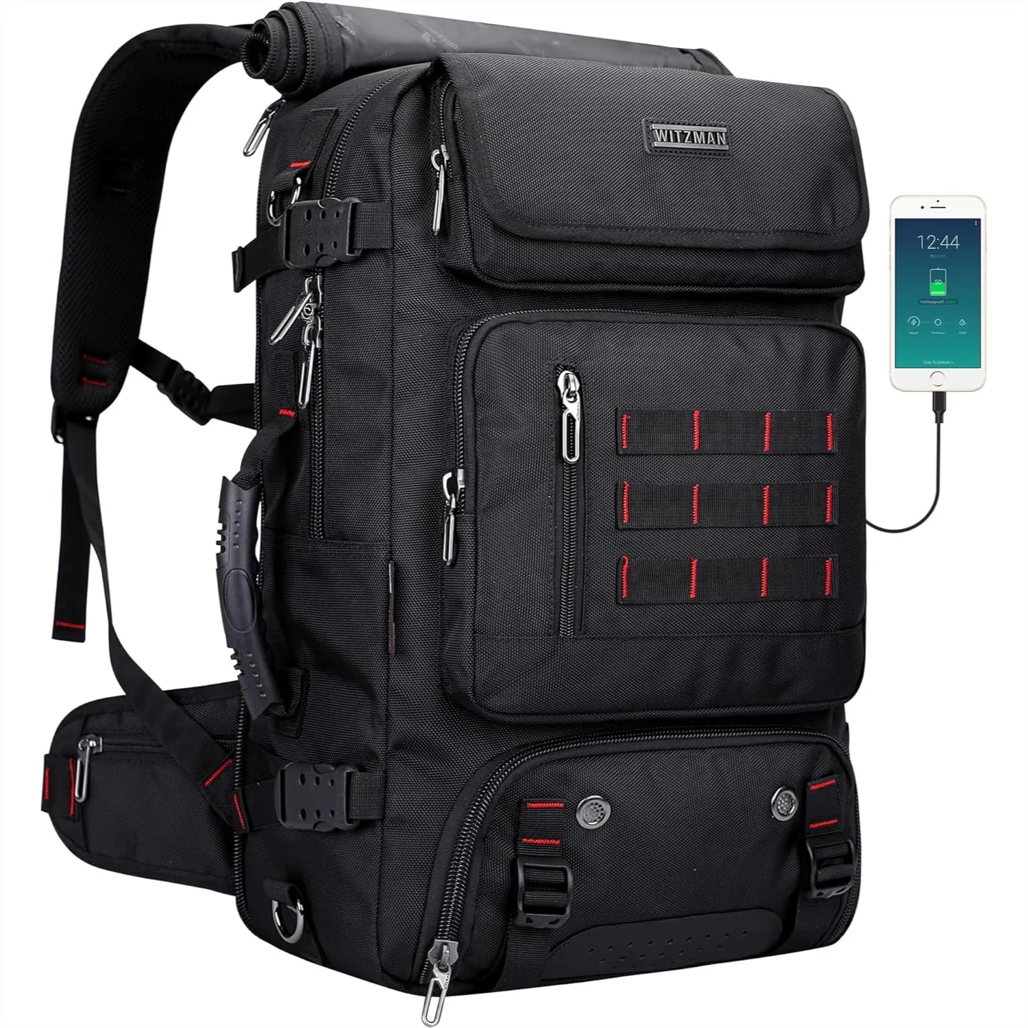 Carry on Travel Backpack for Men Women Airline Approved Convertible Nylon Duffle Bag Lapto