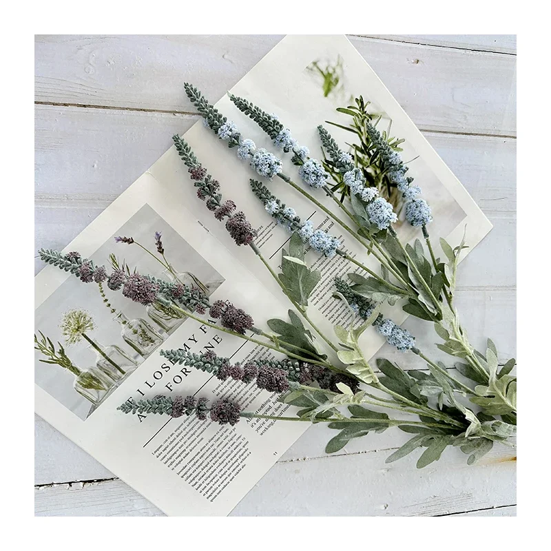 

High Quality Wholesale Faux peppermint Simulated Sage artificial lavender flower for Home Decoration