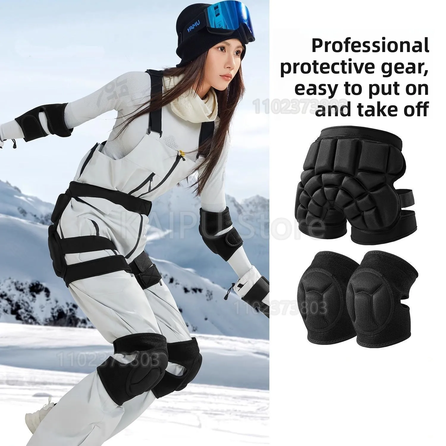 

Профессиональное спортивное защитное снаряжение для катания на роликовых коньках, верхняя одежда с защитой от падения, утолщенное катание на бедрах, амортизирующий артефакт