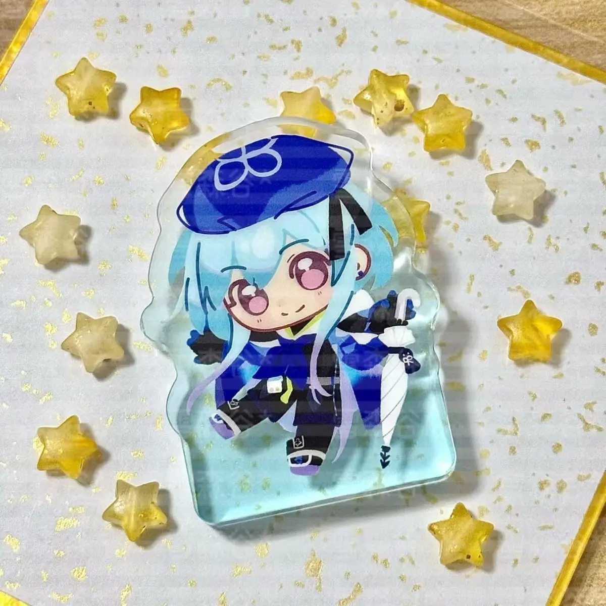 アークナイツ ゴールデングロー パピルス アクリルブリック フィギュア ディスプレイ アニメ コレクション デスクデコレーション オーナメント アクセサリーズ