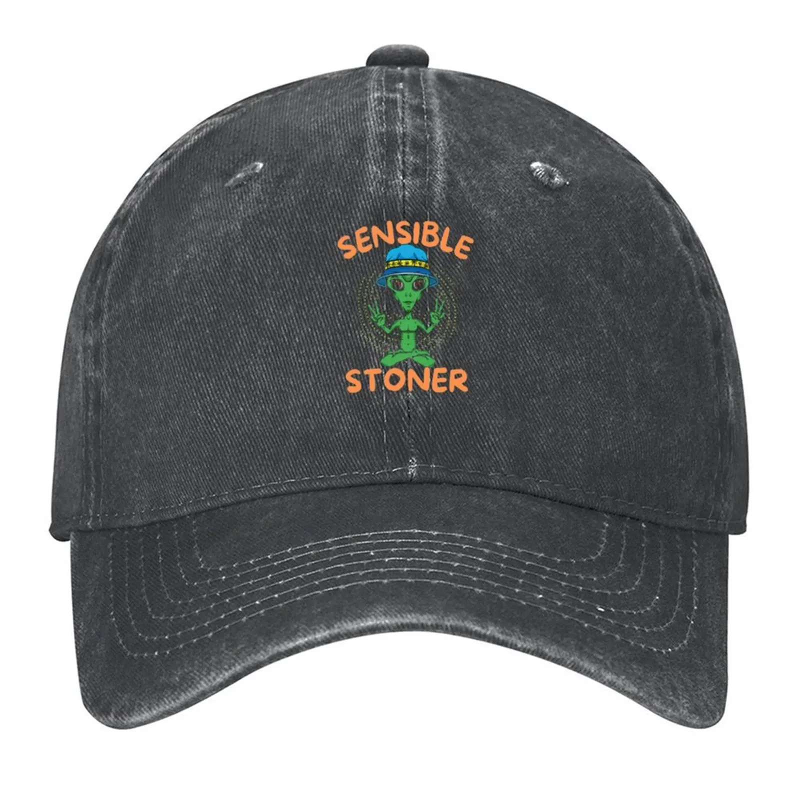 

Sensible Stoner Weed 420 legalize Marijuana Baseball Cap funny hat Sun Hat For Children Hip Hop derby hat For Women Men's