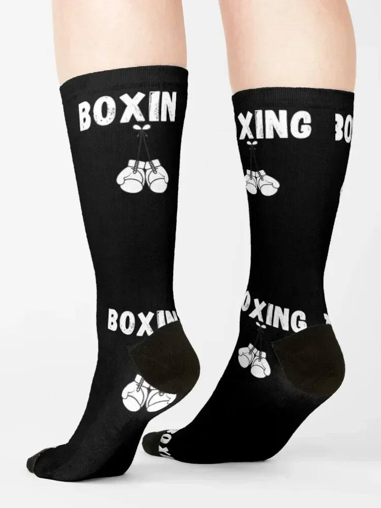 Boxing Socks funny gifts cute Stockings compression winter Women's Socks Men's