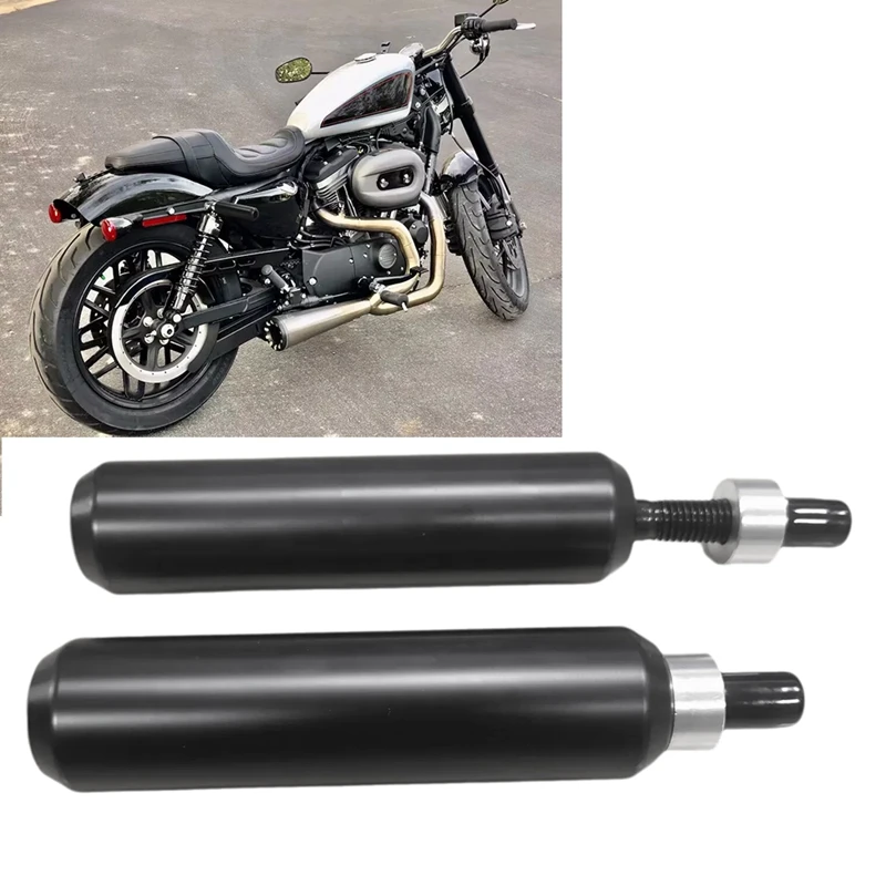 6 Inch Black Shock Sliders Rear Crash Bar Mount for Models 1200 883 04-23 Upper Shock Sliders Mounts