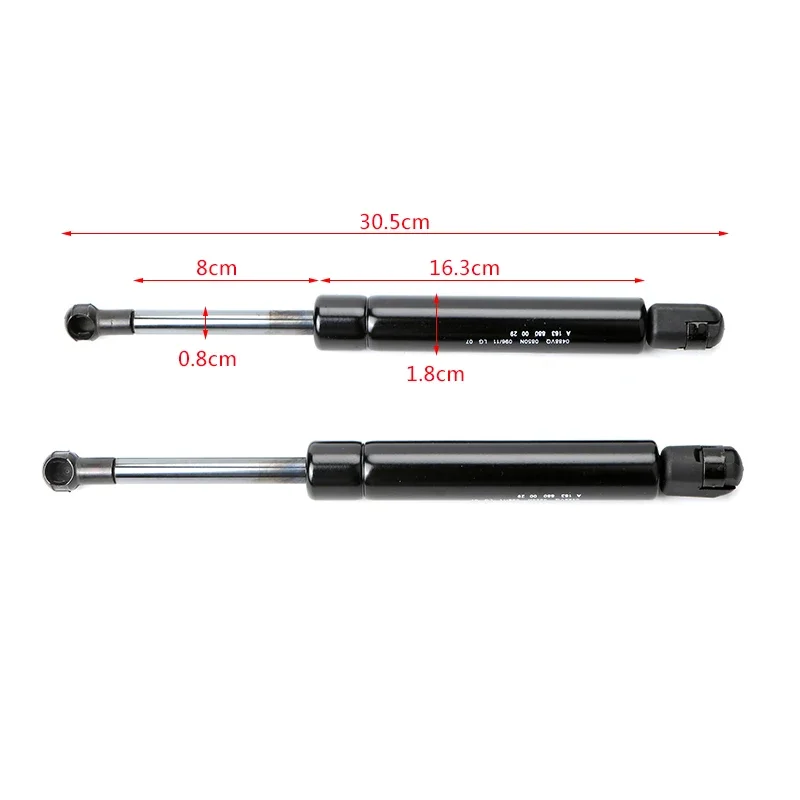 1 Pair Hood Lift Supports Shock Struts for Mercedes-Benz M Class W163 ML320 ML350 ML400 ML430 ML500 1998-2005 1638800029