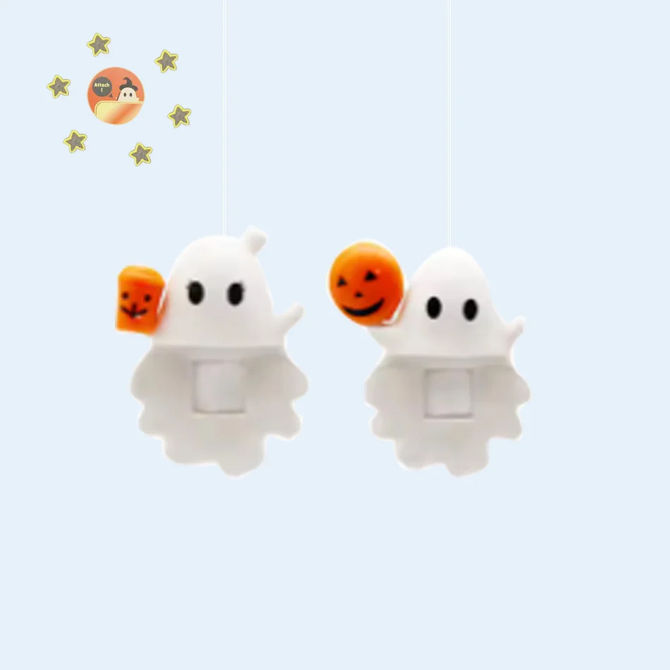 Boîte aveugle Ghostees d'halloween, figurine d'action, jouets mystère, cadeau Surprise pour enfant, poupées pendentif mignonnes faites à la main