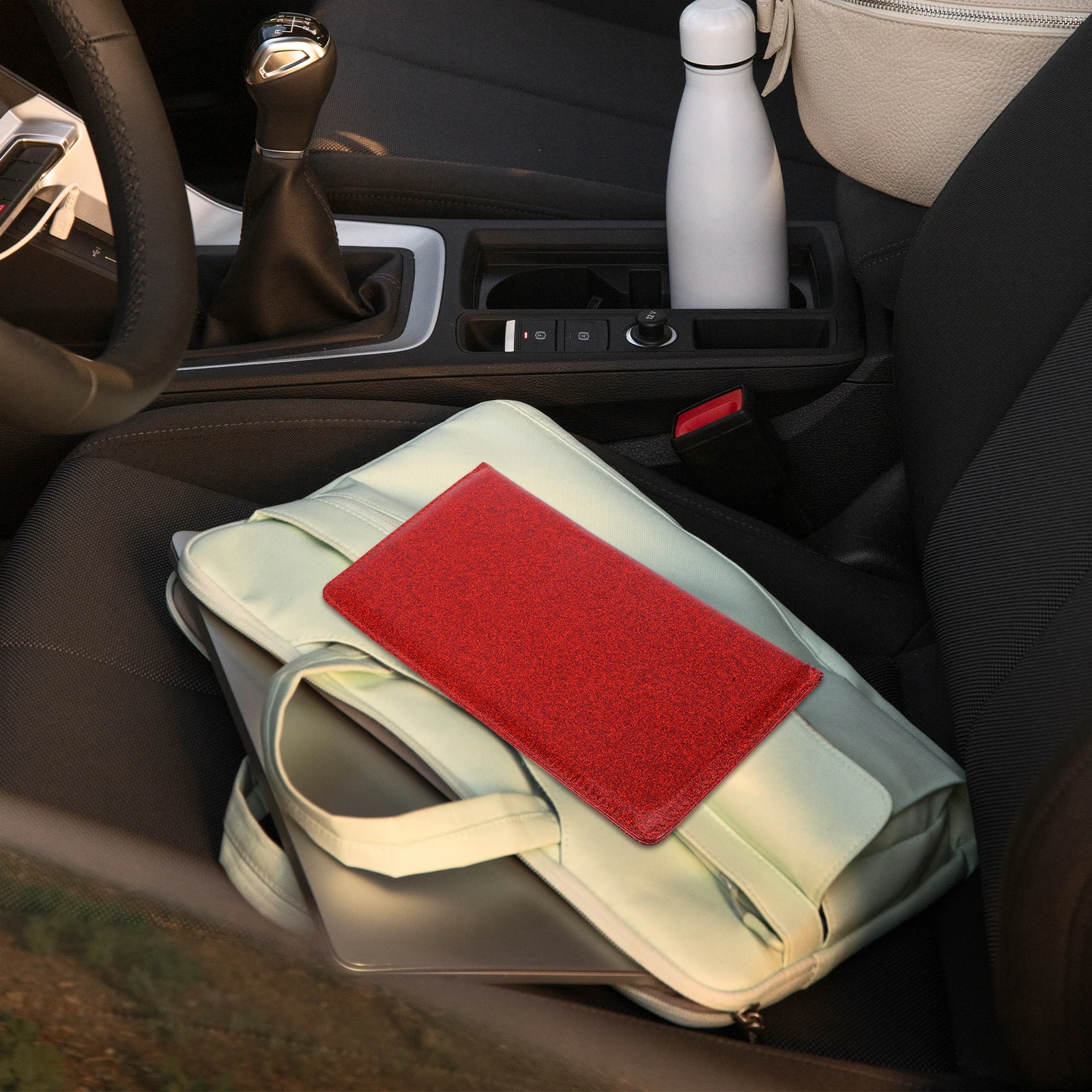 Car Holder PU Car Registration And Insurance Card Holder Glitter Documents Protector License Card Wallet Pack