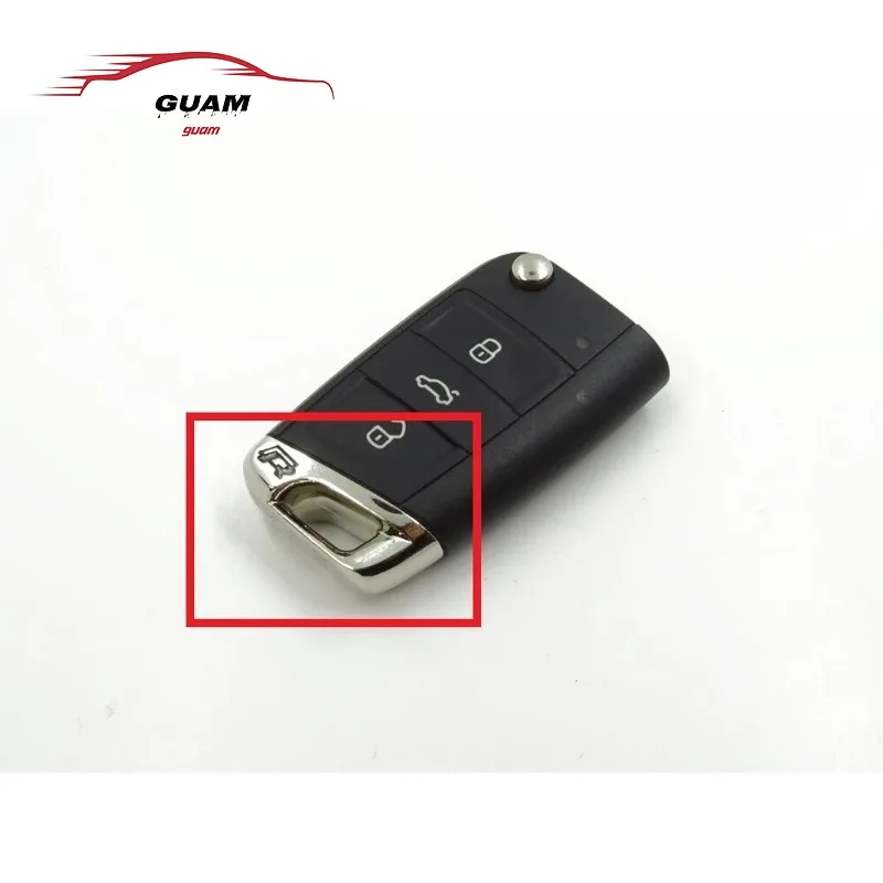 5G0959893F 5G0959893B Chrome Key Cap Top End Head For VW GOLF Mk7 POLO T-ROC R-Line
