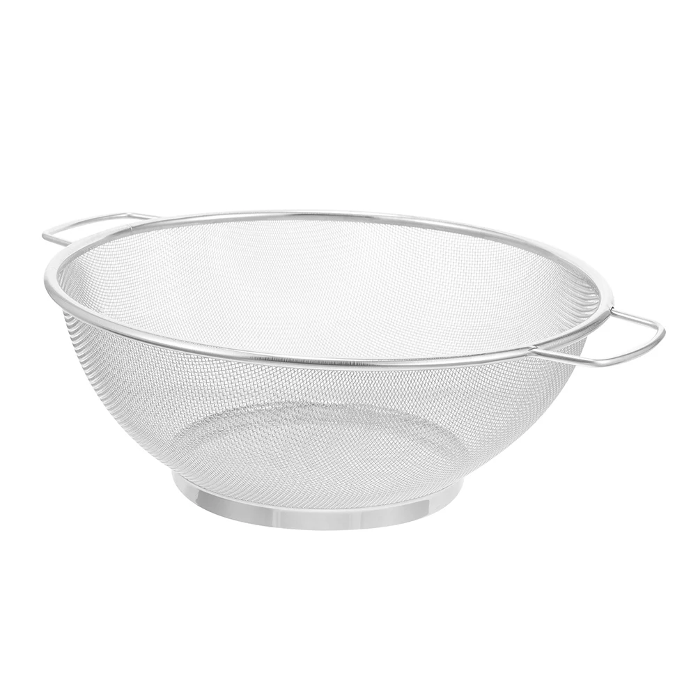 

Frying Oil Filter Sieve Drain Bowls Colander Sifter Grease Container for Kitchen