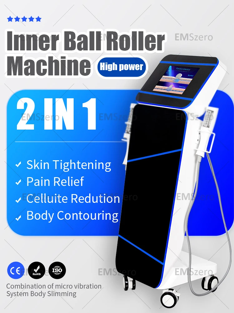 Beroep Emszero Body Sculpt Ems Microcorrent Roller Machine 15 Tesla Inner Ball Cellulite verwijderapparaat