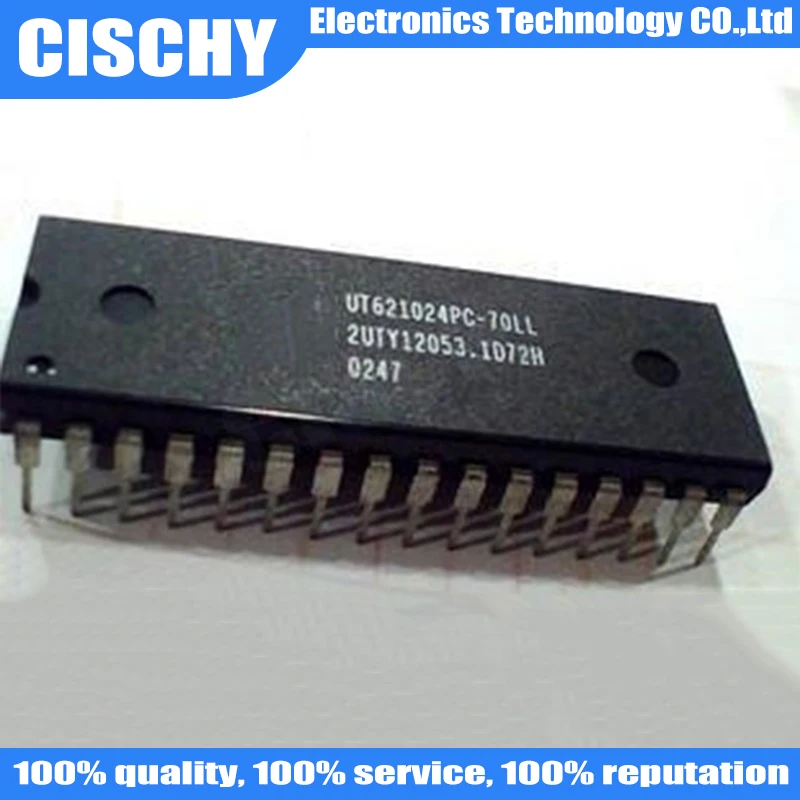 1pcs/lot UT621024PC-70L UT621024PC-70 UT621024 DIP-32 In Stock