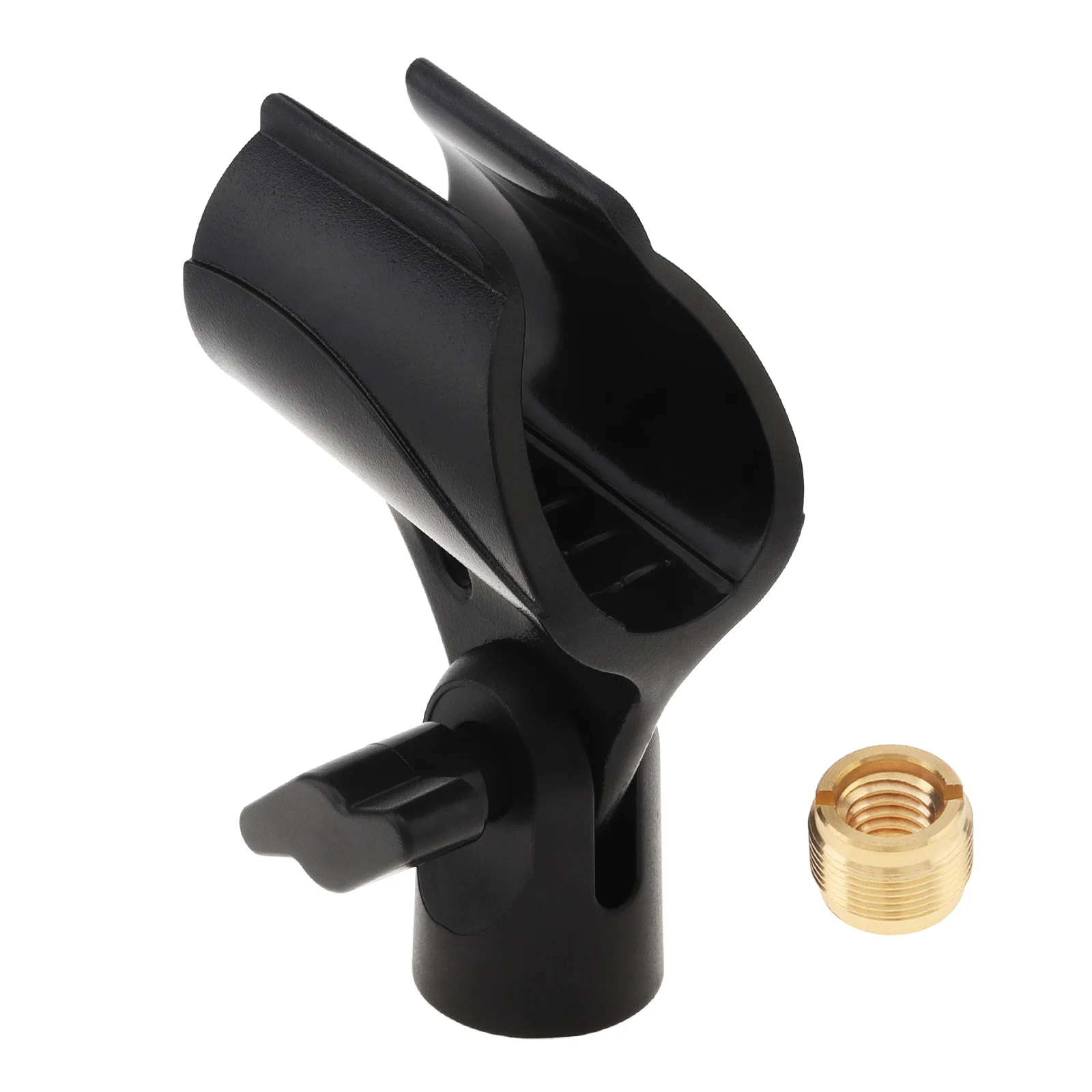

Adjustable Universal Microphone Clip for Mic Stand, Come with 5/8inch Male to 3/8inch Female Screws Adapter