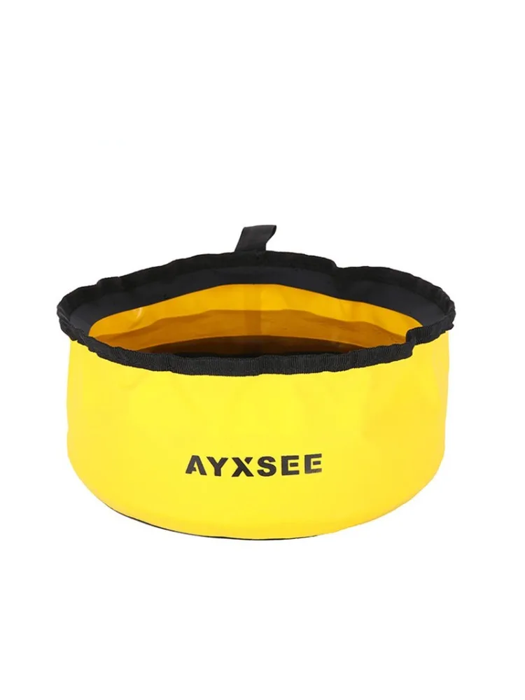AliExpress NONE Outdoor Camping Round 5L Lightweight Folding Water Basin PVC Portable Washbasin Cycling Travel Folding Basin Bicycle Accessories
