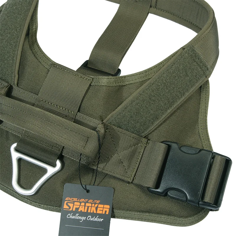 EXCELLENT ELITE SPANKER Tactical Dog Training Vest Dog Clothes Molle Pet Vest Harness Training Dog Harness Hunting Accessories