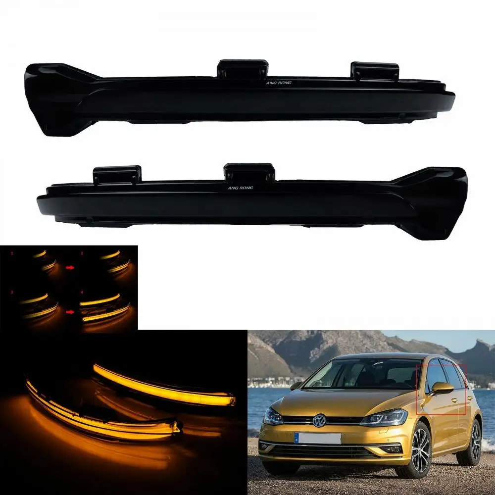 

2x зеркало на крыле, динамический светодиодный индикатор, указатель поворота для VW Golf MK7 Sportsvan