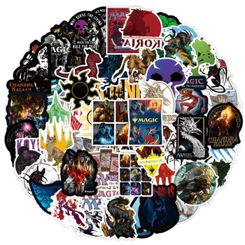 10/55 pçs quente mtg adesivos legal magia o jogo de reunião dos desenhos animados graffiti adesivo crianças brinquedo skate telefone bagagem adesivo
