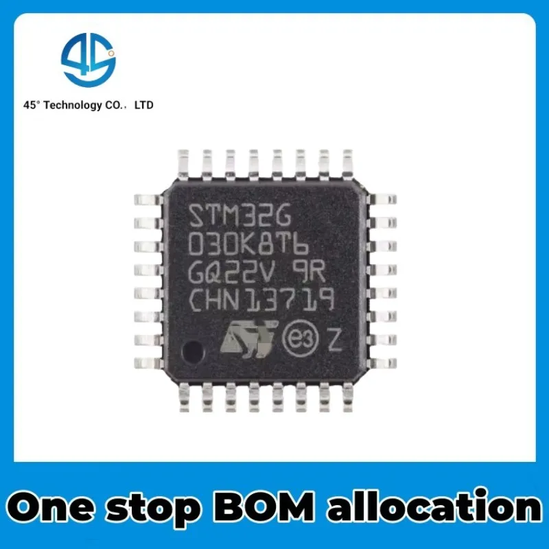 10PCS Original genuine STM32G030K8T6 LQFP-32 ARM Cortex-M0+32-bit microcontroller MCU NEW IC Chip