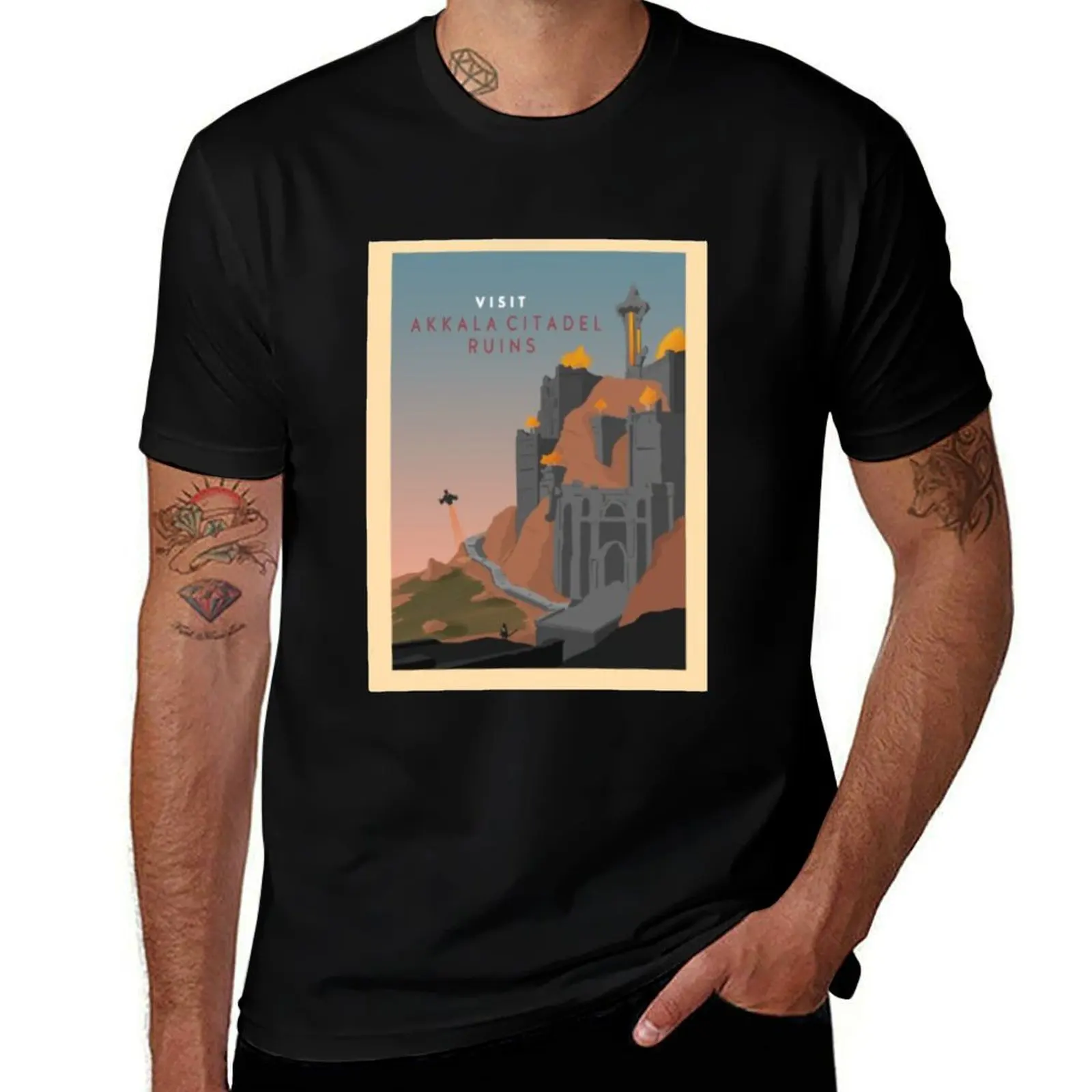

Visit Akkala Citadel Ruins - Minimalist Travel Style T-Shirt t shirt man cotton cotton t shirts man 100% T-Shirt