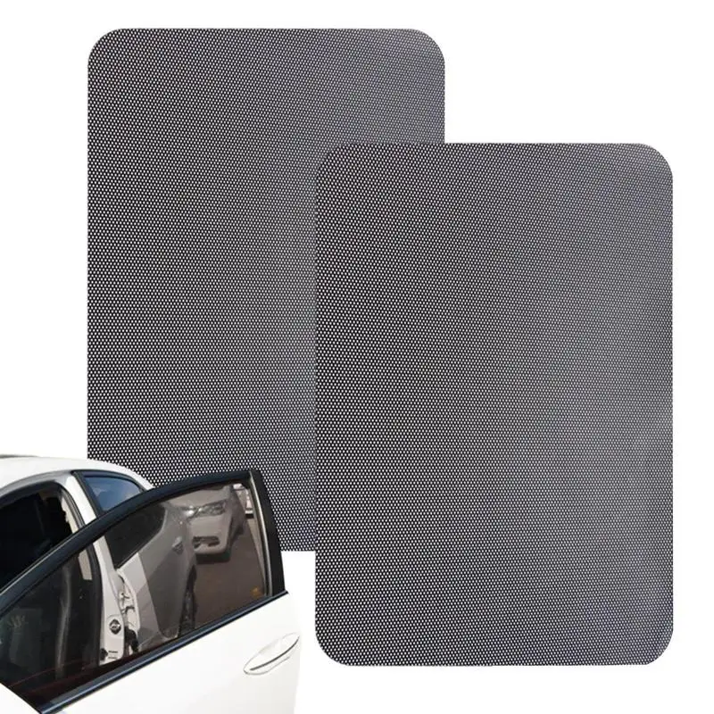 

Car Side Window Sun Shade Film 2X Electrostatic Sun Shade Anti-UV PVC Glass Blocker Electrostatic Mesh Sticker For SUVs