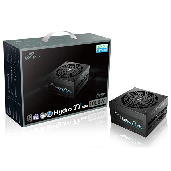 Fsp Hydro Ti Pro 1000W تيتانيوم Atx 3.1 (Pcie5)