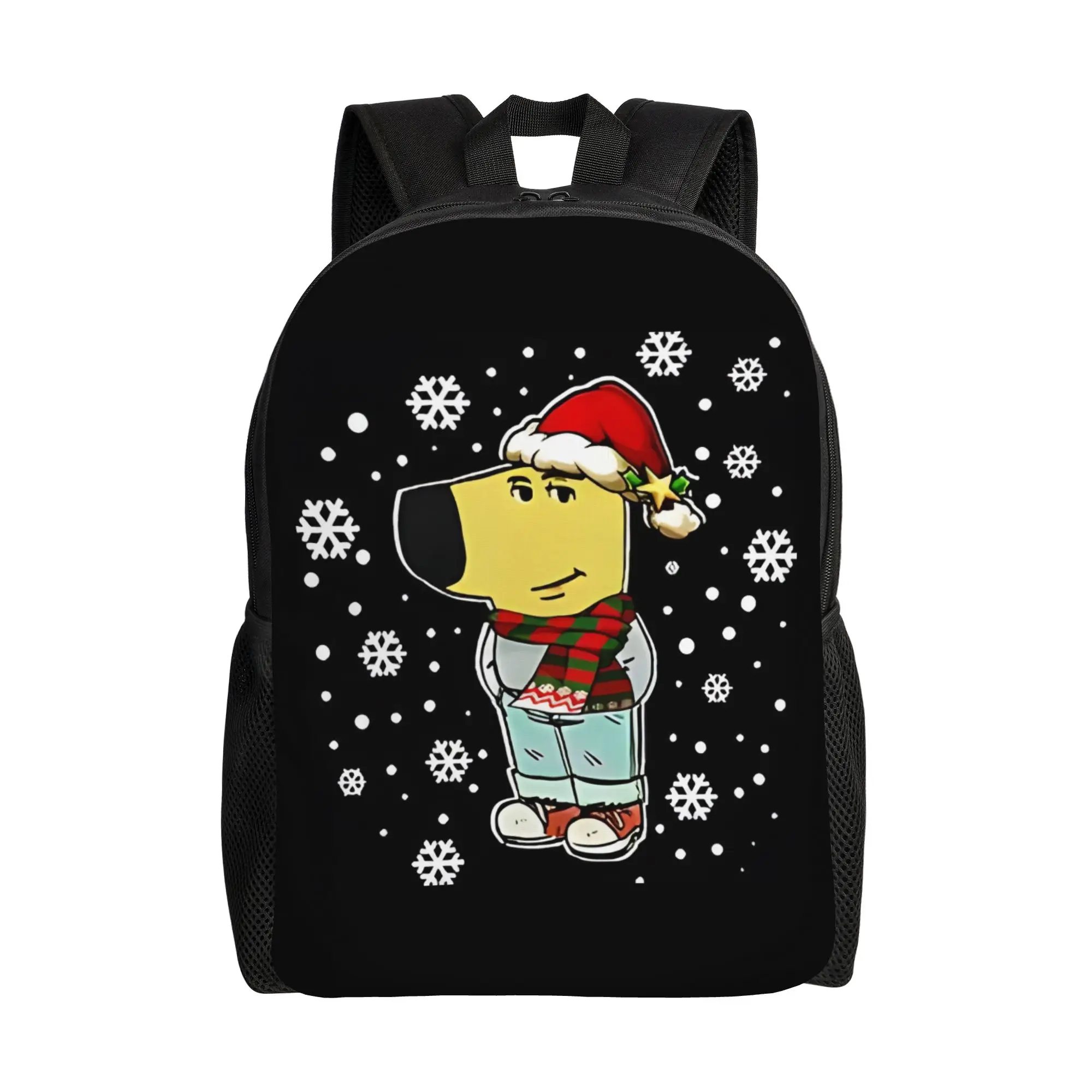 

cChill GuyChristmas Xmas Santa Hat Winter1 cChill guy Schoolbag Men Daily Large Capacity Schoolbag Back To School Season