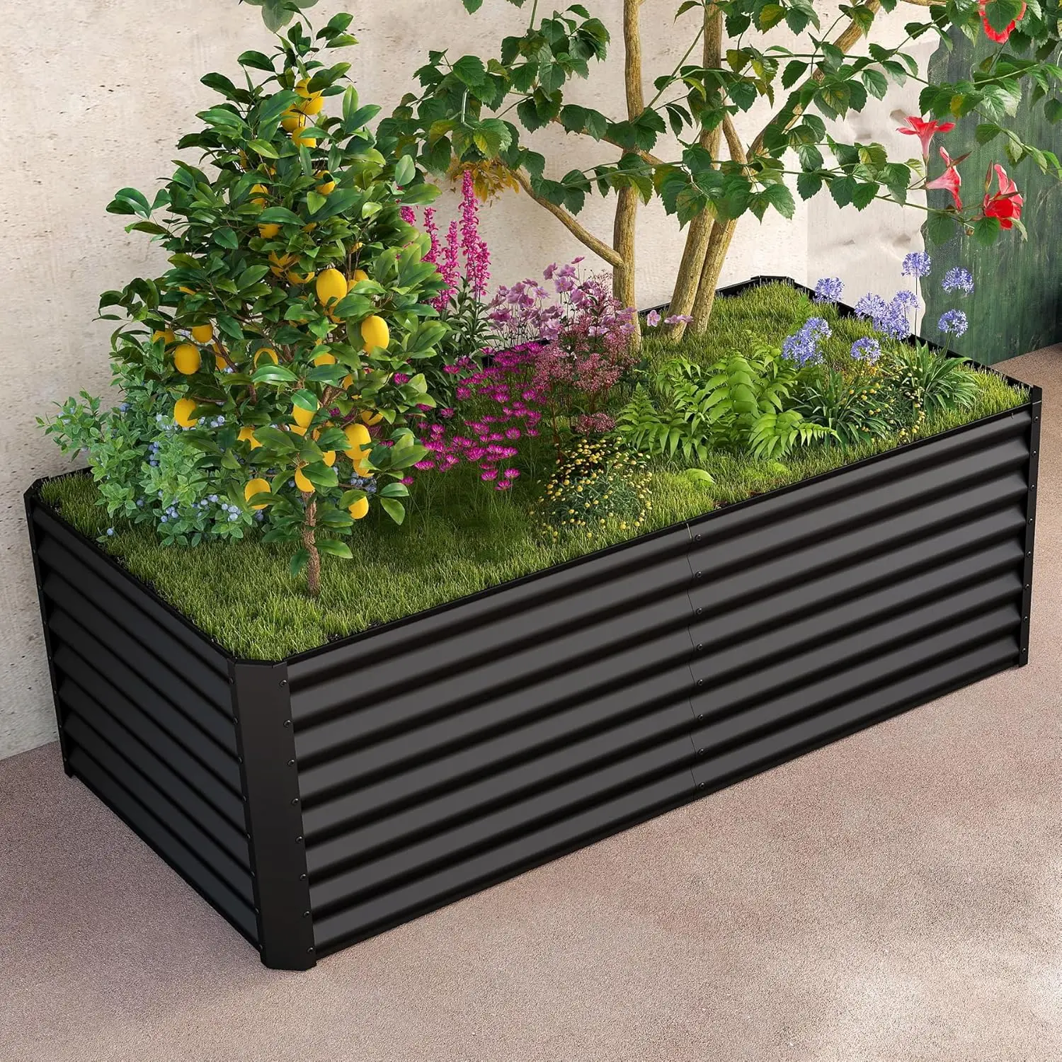 6x3x2ft gegalvaniseerd verhoog - Raised Bed Planter Box recensie en prijs