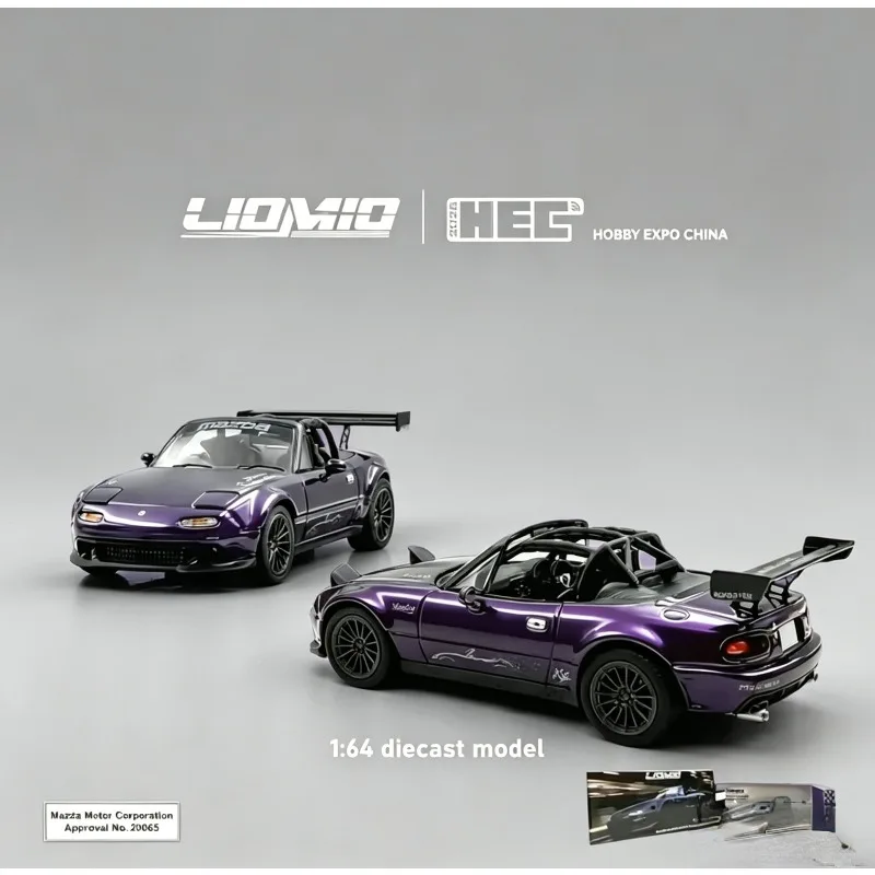 hec-north-display-edicion-limitada-liomio-1-64-modelo-a-escala-de-auto-deportivo-mazda-roadster-de-aleacion-articulo-de-coleccion-de-juguetes-para-ninos-regalo