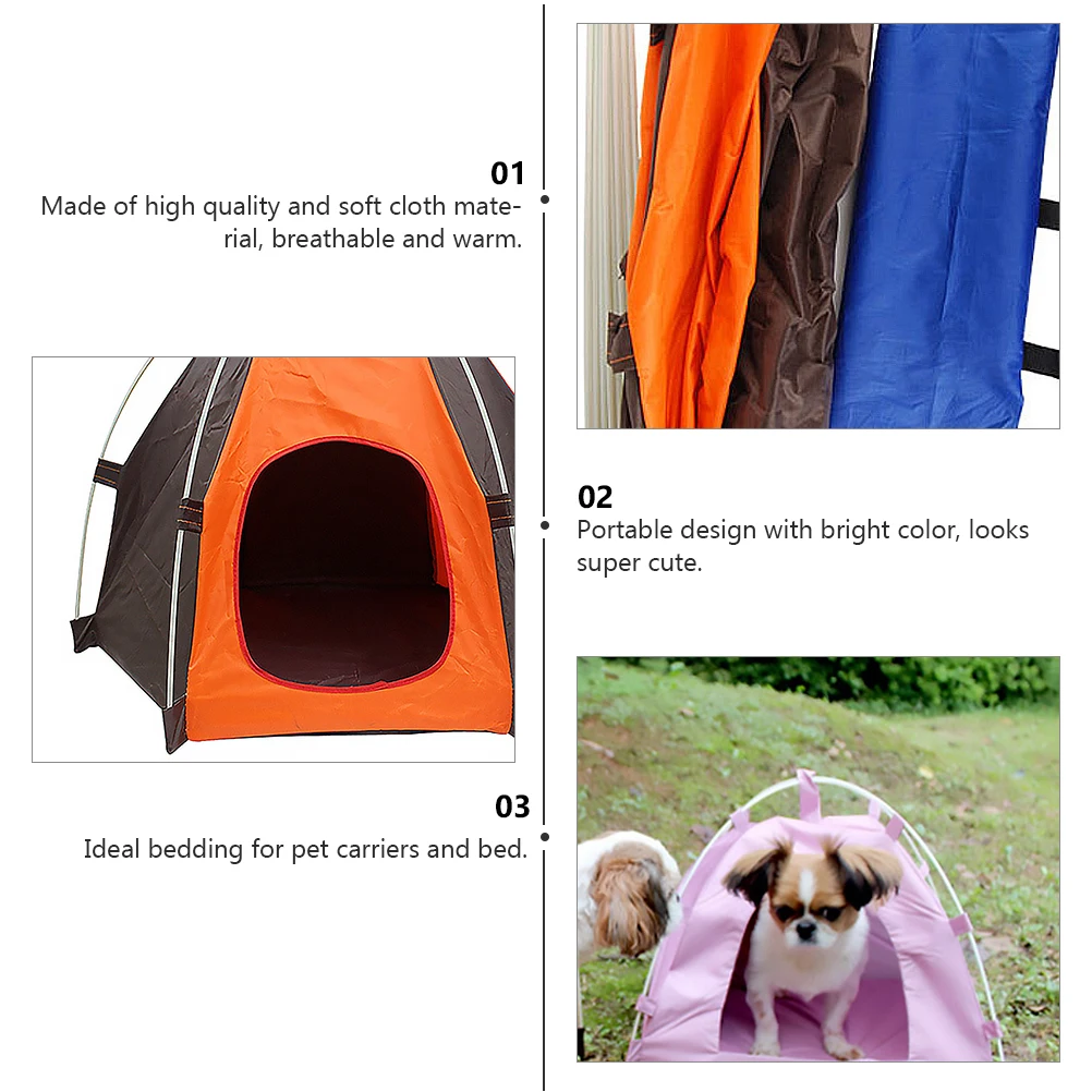 

Outdoor Breathable Cat Dog Tent Outdoor Breathable Shelter Pet Tent Bed Dog Shelter Cage Travel Warm Toy Nest